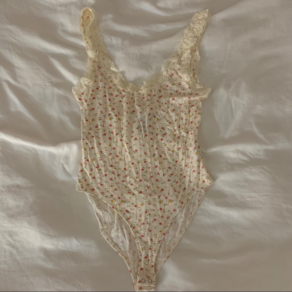 Forever 21 Floral Bodysuit